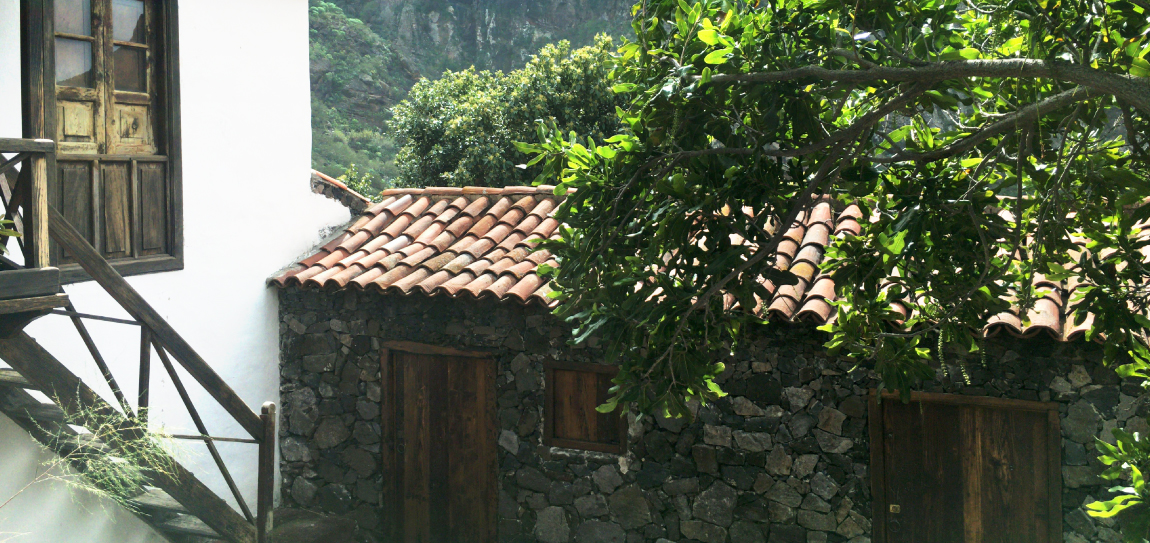View of the Masca hamlet mountainous landscape