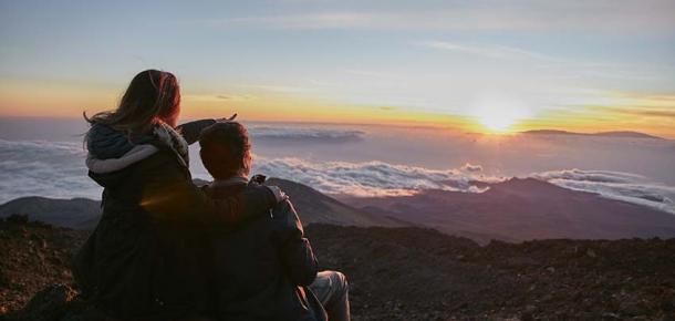 Téléphérique Au Coucher Du Soleil Tenerife Volcano Teide