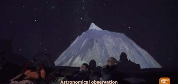 Observación astronómica en el Teide VIP + planetario