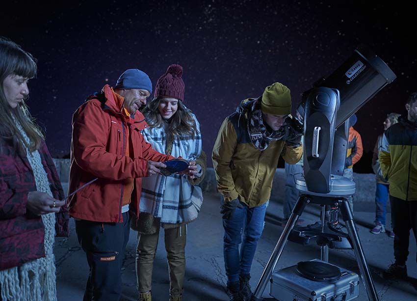 Den Teide besuchen und an einer astronomischen Himmelsbetrachtung teilnehmen