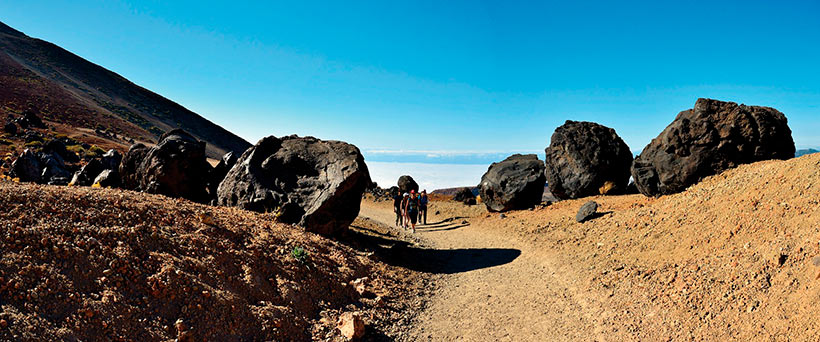 El Teide top beklimmen via Montaña Blanca