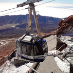 La stazione superiore della Funivia del Teide