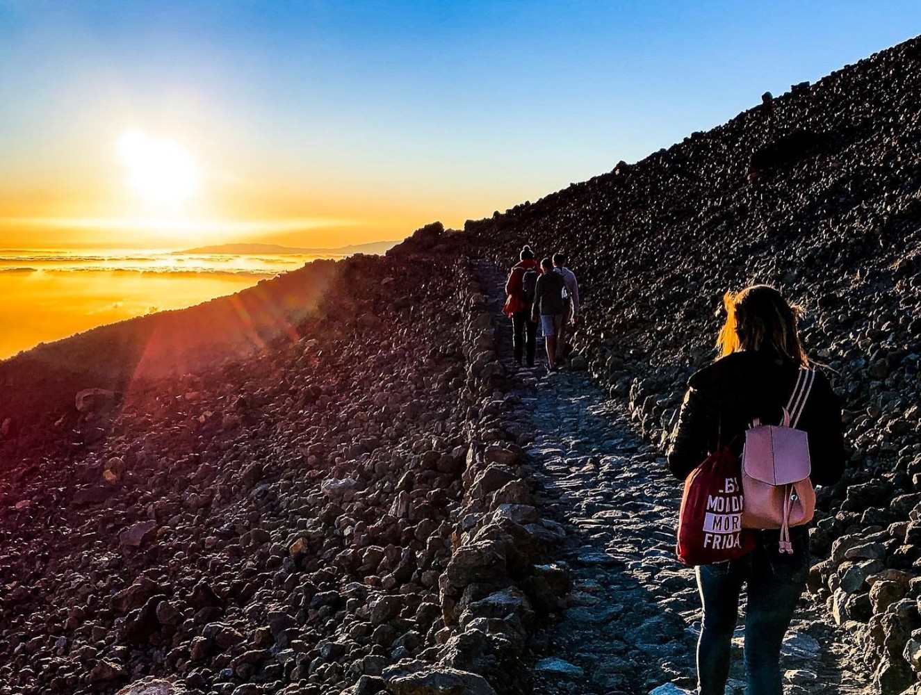 Trails to visit Mount Teide