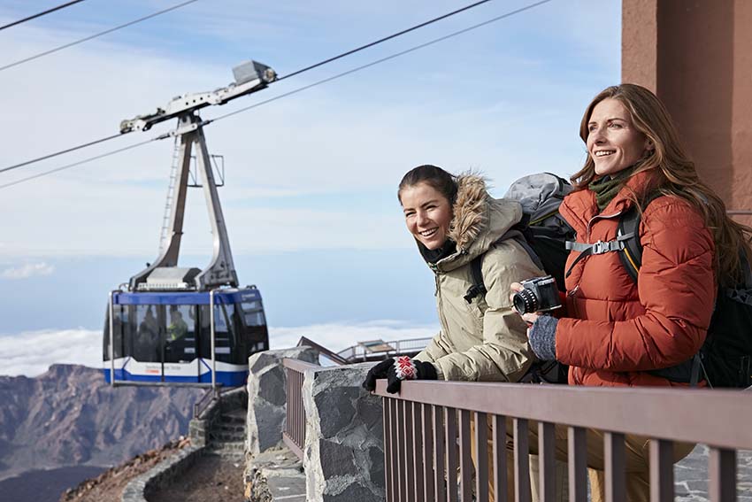 How to get up Mount Teide: cable car