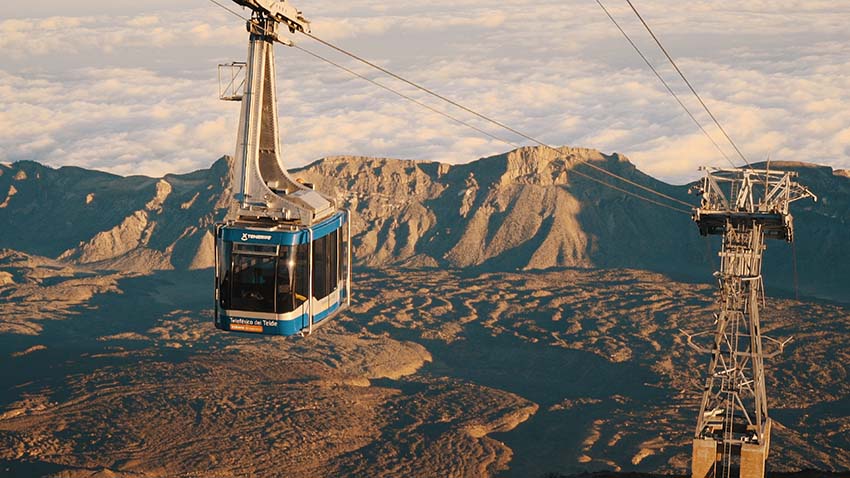 Ga de Teide op met kabelbaan en geniet van het prachtige uitzicht