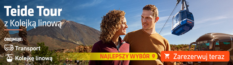 Wycieczka Teide Tour z Kolejką linową na Teide