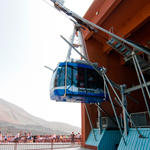 Cabine à la station du bas