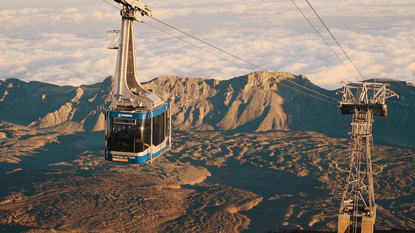 Montez au Teide en téléphérique et profitez des merveilleuses vues