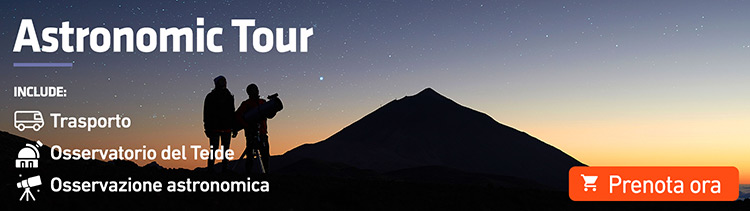 Escursione sul Teide con visita dell'Osservatorio e osservazione delle stelle
