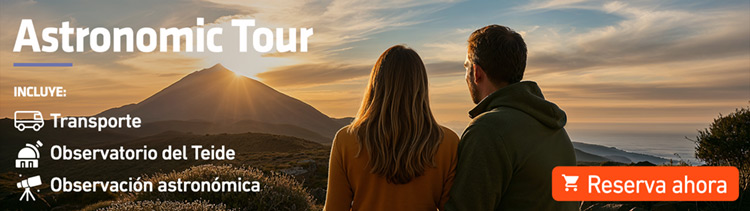 Excursión al Teide con visita al Observatorio y observación de estrellas Excursión al Teide con visita al Observatorio y observación de estrellas