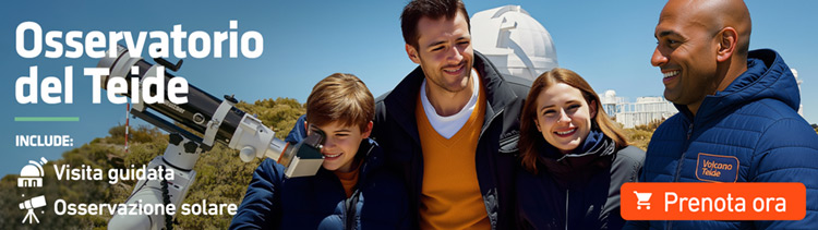 Visita guidata all’Osservatorio astronomico di Tenerife