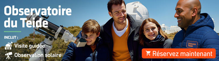 Visite guidée de l’Observatoire astronomique de Tenerife