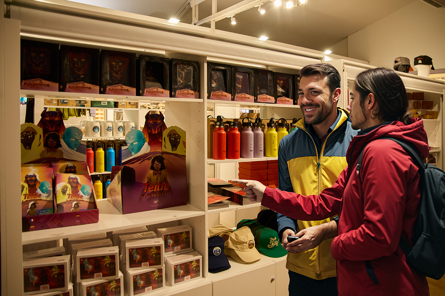 Officiële winkel van het Bezoekerscentrum van de Kabelbaan de Teide