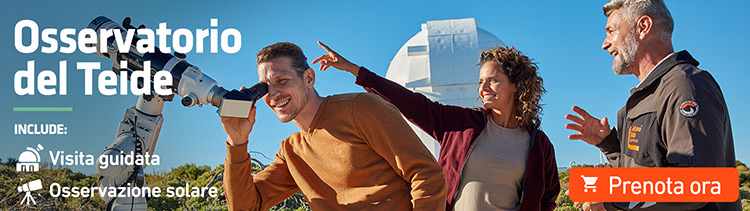 Visita guidata all’Osservatorio astronomico di Tenerife