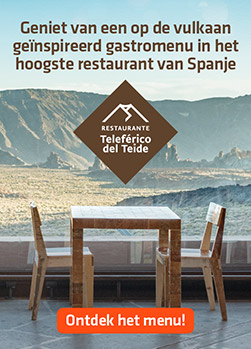 Lunch in het restaurant van de Kabelbaan de Teide